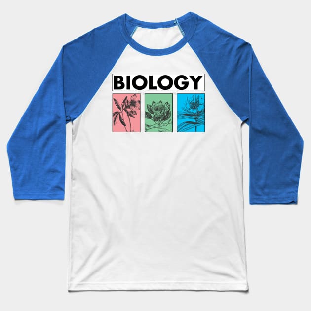 BIOLOGY Baseball T-Shirt by theanomalius_merch